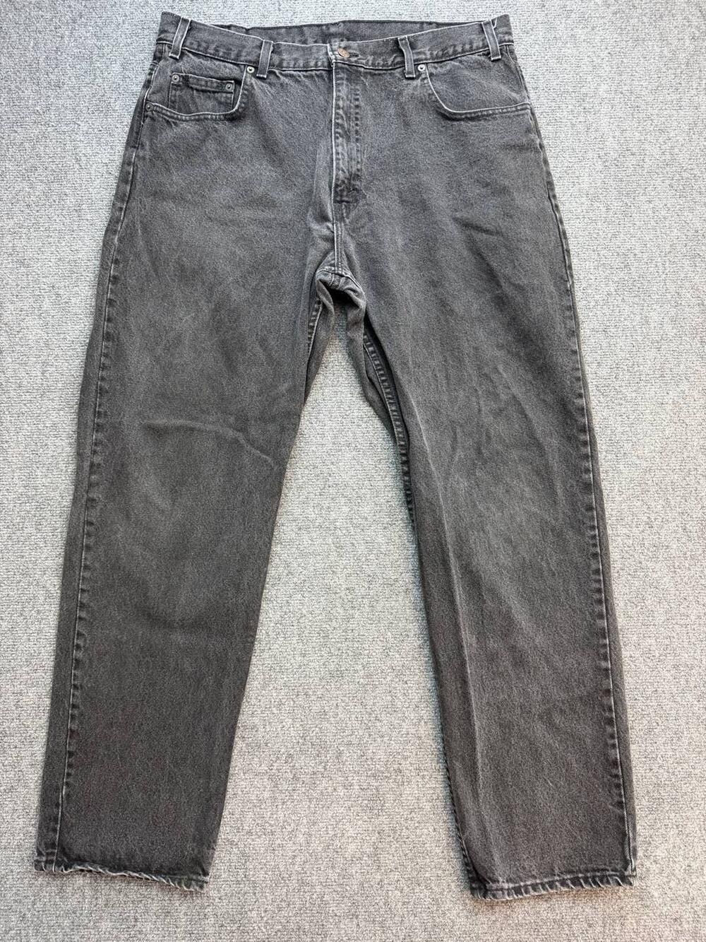 Arizona Jean Co Men’s Jeans 38x32 Black Relaxed Straight 100% Cotton Denim